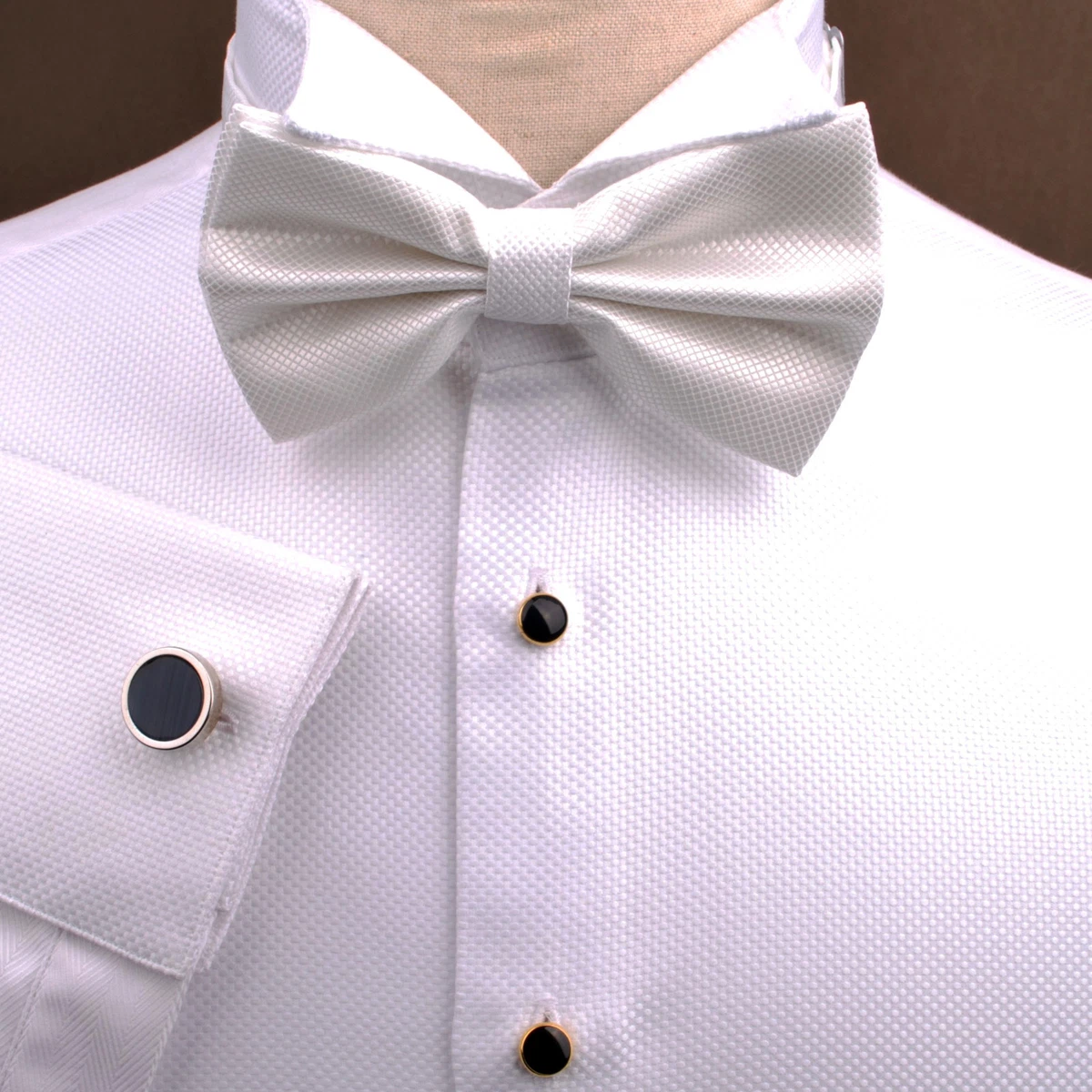 Dinner suit shirt top and bow tie