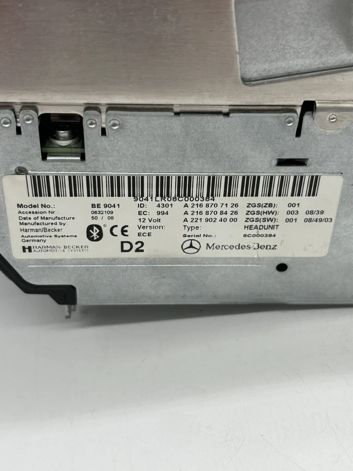 Mercedes Original W216 Navigation Mopf Headunit CD Wechsel S Klasse A2168707126 - Bild 3 von 4