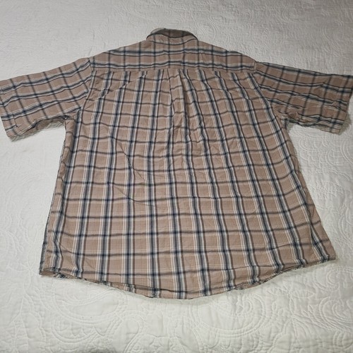 Carhartt Plaid Buttonup Short Sleeve Shirt Sz L Cotton Men Normcore - Picture 11 of 17