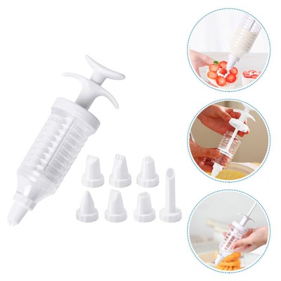 1 Set Kuchendekorationsinjektor Cupcake Icing Piping Tips Cake Coloring Tools