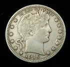 1916 D Barber Quarter Lot#519