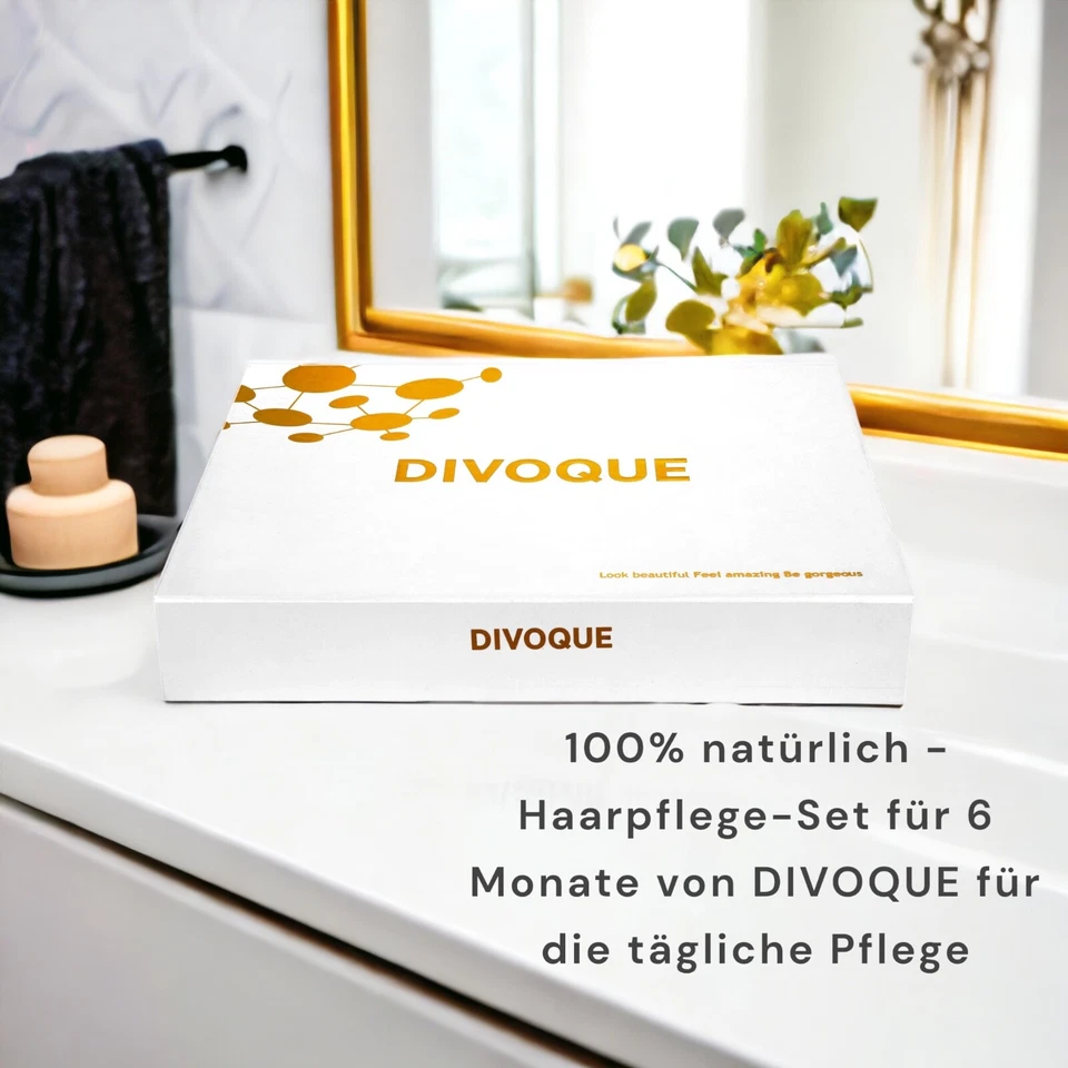 100% natürlich -Haarpflege-Set für 6 Monate von DIVOQUE für die tägliche Pflege - Bild 2 von 4