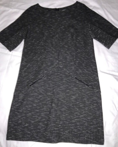 VERONIKA MAINE Textured Black DRESS Size: 12 - Picture 18 of 24