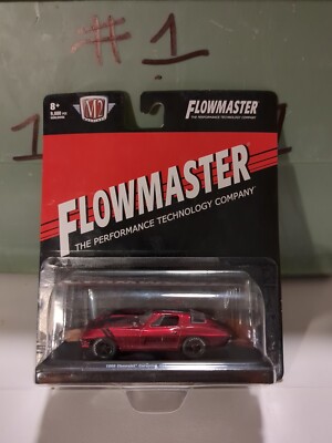 M2 Machines 2022 Red 1966 Chevrolet Corvette 427 Flowmaster Performance