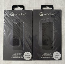 2-Pack mWorks mShield Tempered Glass Screen Protector For Google Pixel 4