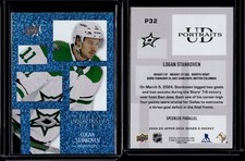 2024-25 Upper Deck Series 2 UD Portraits Speckled Logan Stankoven