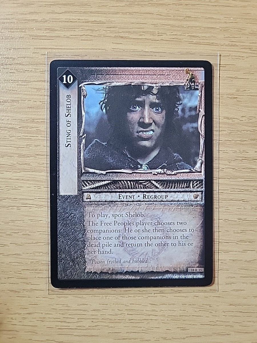 LOTR TCG CCG STING OF SHELOB 18R35 NM/M | eBay