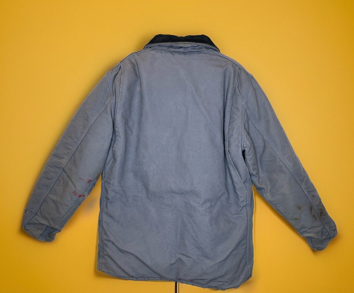 VTG Carhartt Chore Coat, Men's L Quilted Insulated Field Barn Work