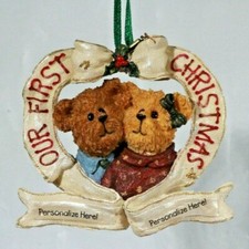 Boyds Beary Best Ornaments - Holiday Hugs Ornament - Style 257073