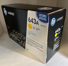 HP Q5952A Yellow 4700 643a Toner Cartridge Genuine New SEALED BOX