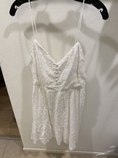 Brand new Alice +olivia women white lace mini dress size 14
