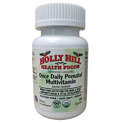 Holly Hill Health Foods Organic Once Daily Prenatal Multivitamin,30 Tabs