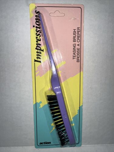 Vintage 1990 Teasing Brush Impressions Purple New in Package