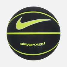 Image of Nike Playground Outdoor Game Basketball [Black/Volt]