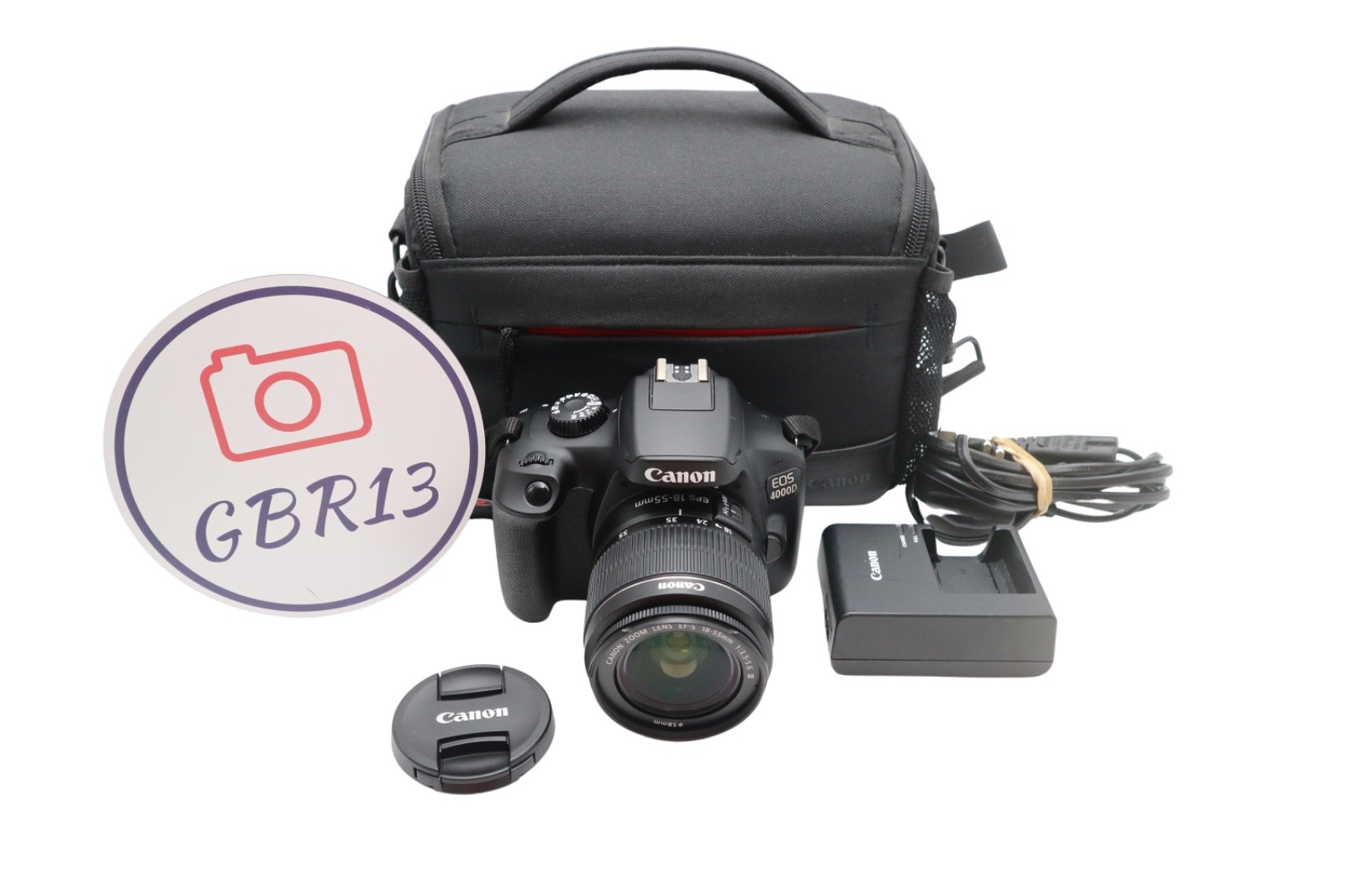 Canon 4000D Camera DSLR 18.0MP with 18-55mm, Shutter Count 3325, G. REFURBISHED