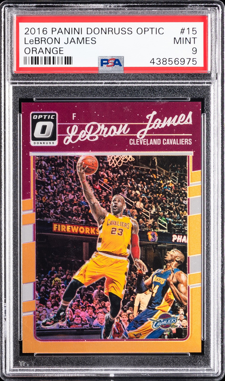 LeBron James Orange #15