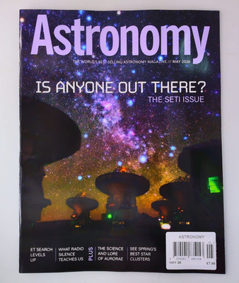 Astronomy magazine May 2026 The Seti Issue, Science & Lore of Aurorae
