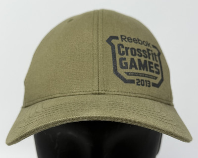 Reebok CrossFit Games 2013 Hat OSFA Olive Green Flexfit Cap Z81566 New