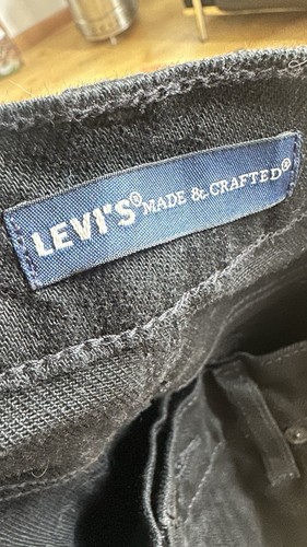 Levi's Made & Crafted Black 511 Slim Taper Denim Jeans Size 33 - Picture 7 of 17