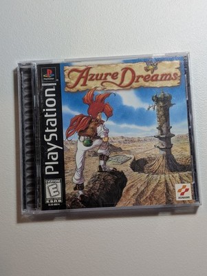 Azure Dreams (Sony PlayStation 1, 1998) PS1 Konami Rare RPG Complete CIB
