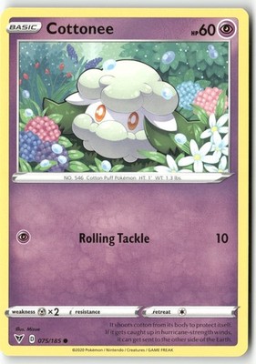 Cottonee Common SWSH04: Vivid Voltage 075/185 LP