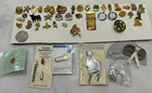44 Vintage Pin Badges Job lot  Collectible animal Christmas frog Coke charity
