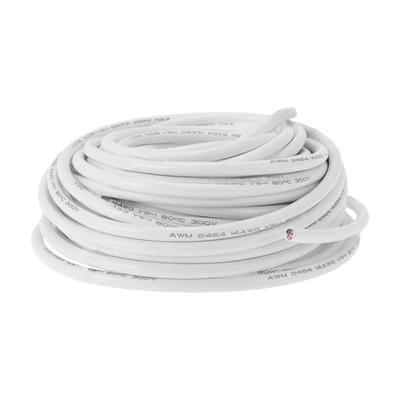 Ground Wire Power Wire 2100cm Weiß TC 14AWG Vollständig isoliert