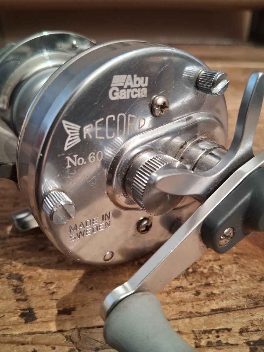 FISKERULLE, Abu Garcia Record No 60. Samlarföremål - Fiskeutrustning