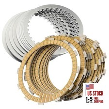 Twin Cam Extra Clutch Friction Steel Plates 19pcs Clutch Kit Compatible with