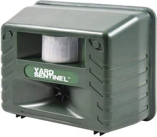 ASPECTEK Yard Sentinel Outdoor Ultrasonic Animal Repeller with light- green 