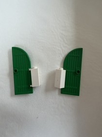 LEGO x2 1990s Pirates Green Door 1 x 3 x 6 2554 From Imperial Armada Sentry 6244