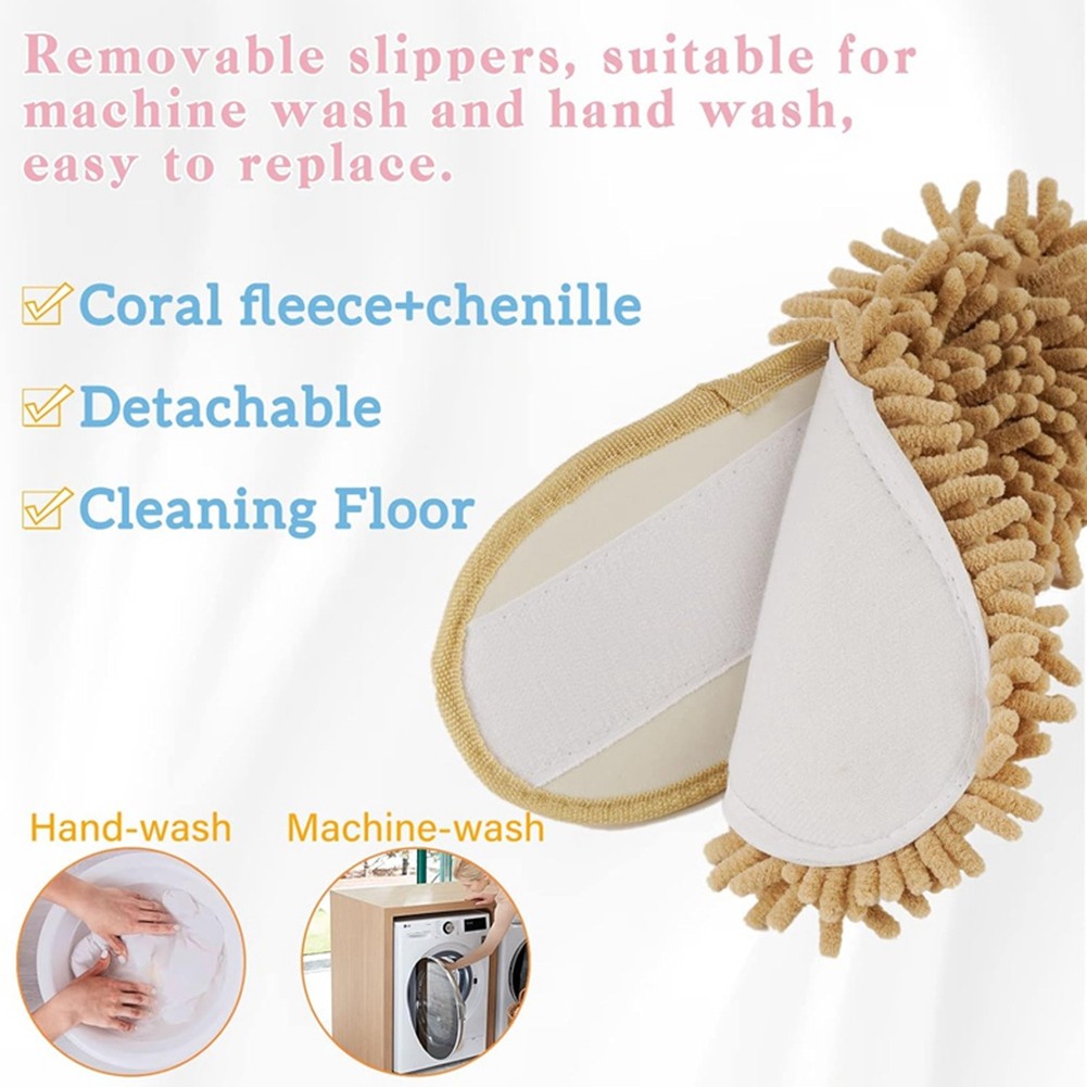 APL Pantofole Scopa per Cani Cartoni Animati Microfibra Pantofole Pulite Dimagranti8603