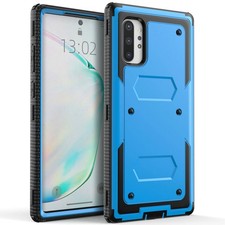 For Samsung Galaxy Note10 Plus/Note10 Shockproof Case Heavy Duty Cover Blue