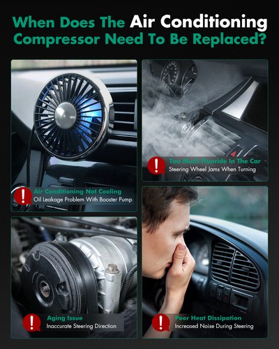 AC A/C Compressor for Daewoo Leganza Nubira 1999-2002 Cadillac Catera 1997-2001 - Picture 8 of 9