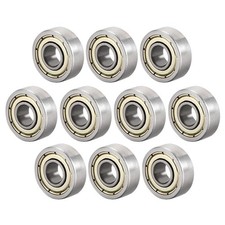 10pack 605ZZ Ball Bearings Double Shield 5mmx14mmx5mm High Carbon Steel Z1