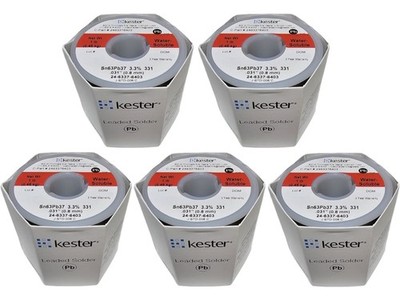 Kester 331 Organic Core Solder 63/37 .031 1 lb. Spool by NTE Electronics (5)