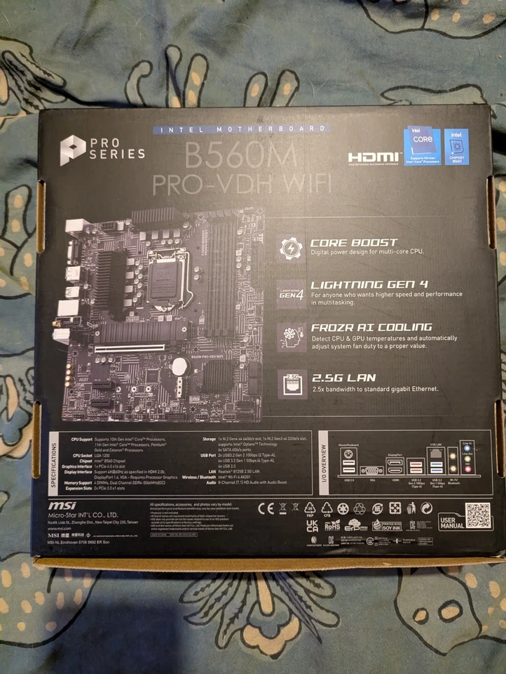 Msi B560m PRO -VDH WIFI - Immagine 2 di 2