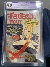 Fantastic Four #3 CGC 4.0 Slight CT 1st Costumes & Fantasti-Car Marvel 1962