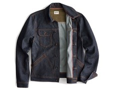 Todd Snyder Made in USA Selvedge Denim Trucker Jacket Men M Dark Indigo
