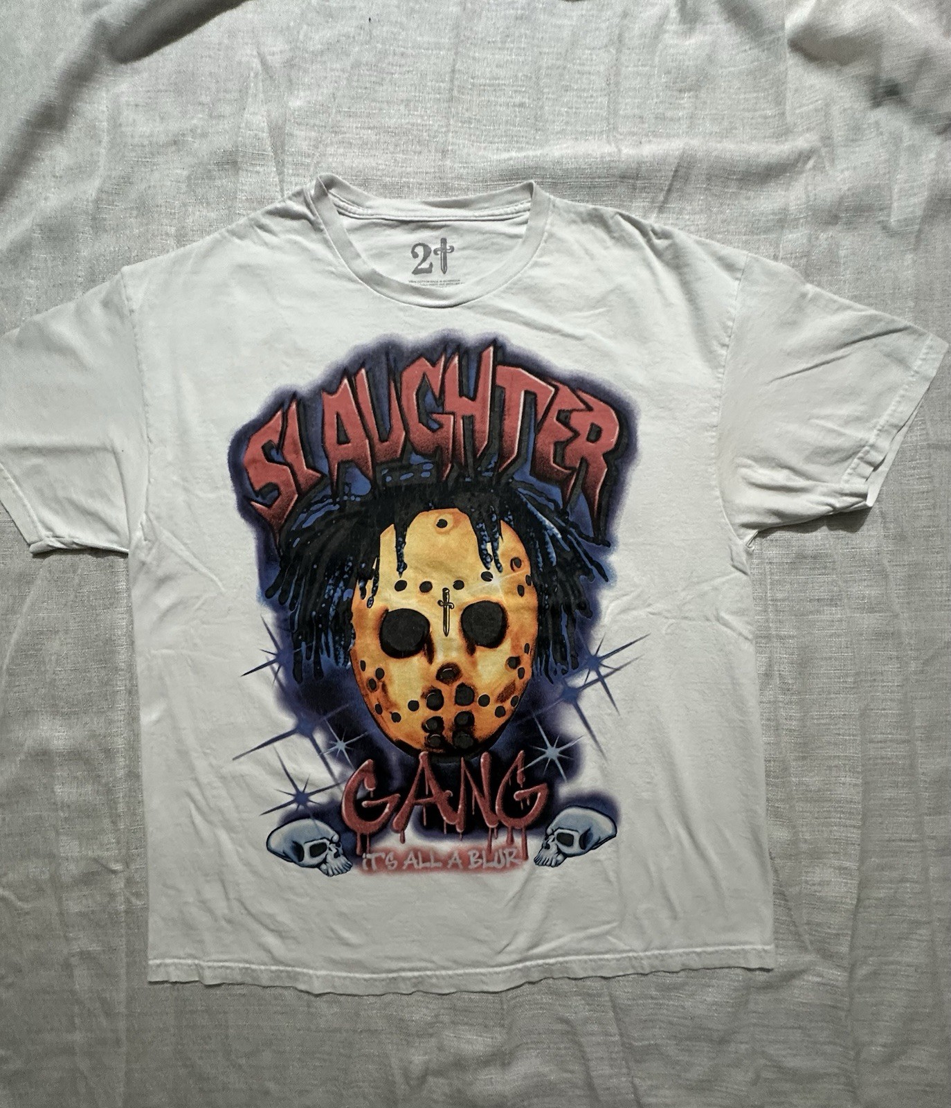 21 Savage x Drake Slaughter Gang It’s All A Blur IAAB Tour Merch T Shirt 2XL AOP