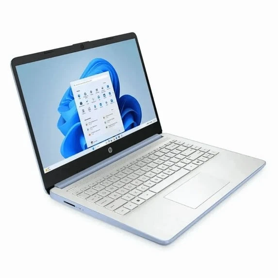 Nueva Laptop HP 14" HD Intel N150 8GB 128GB UFS Cámara Web Office 365 Win 11 S Azul