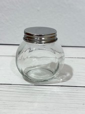 Square Clear Glass Treat Jars, party favor container, set of 23