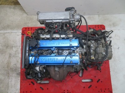 JDM TOYOTA 4AGE 16 VALVE TWIN CAM ENGINE MANUAL TRANS WIRING ECU