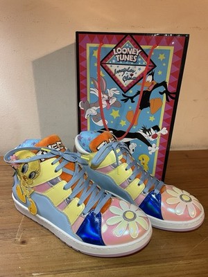 Irregular Choice Looney Tunes Tweet Me Sneakers EU 40 US 9   Tweety   NIB