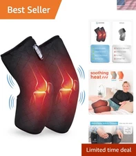 FSA Eligible Heated Knee Wrap Massager for Pain Relief - 5 Adjustable Modes