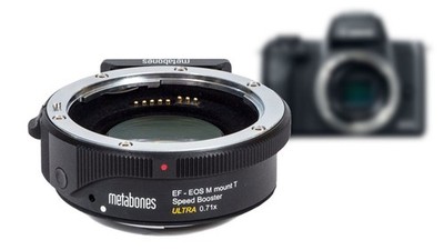 Metabones Speed Booster Ultra 0.71x Adapter for Canon EF Lens to EF-M Camera