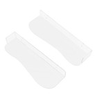  2 Pcs Floating Shoe Shelves for Wall: Acrylic Floating Sneaker Shelves Display
