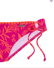 tropical side tie bikini bottom