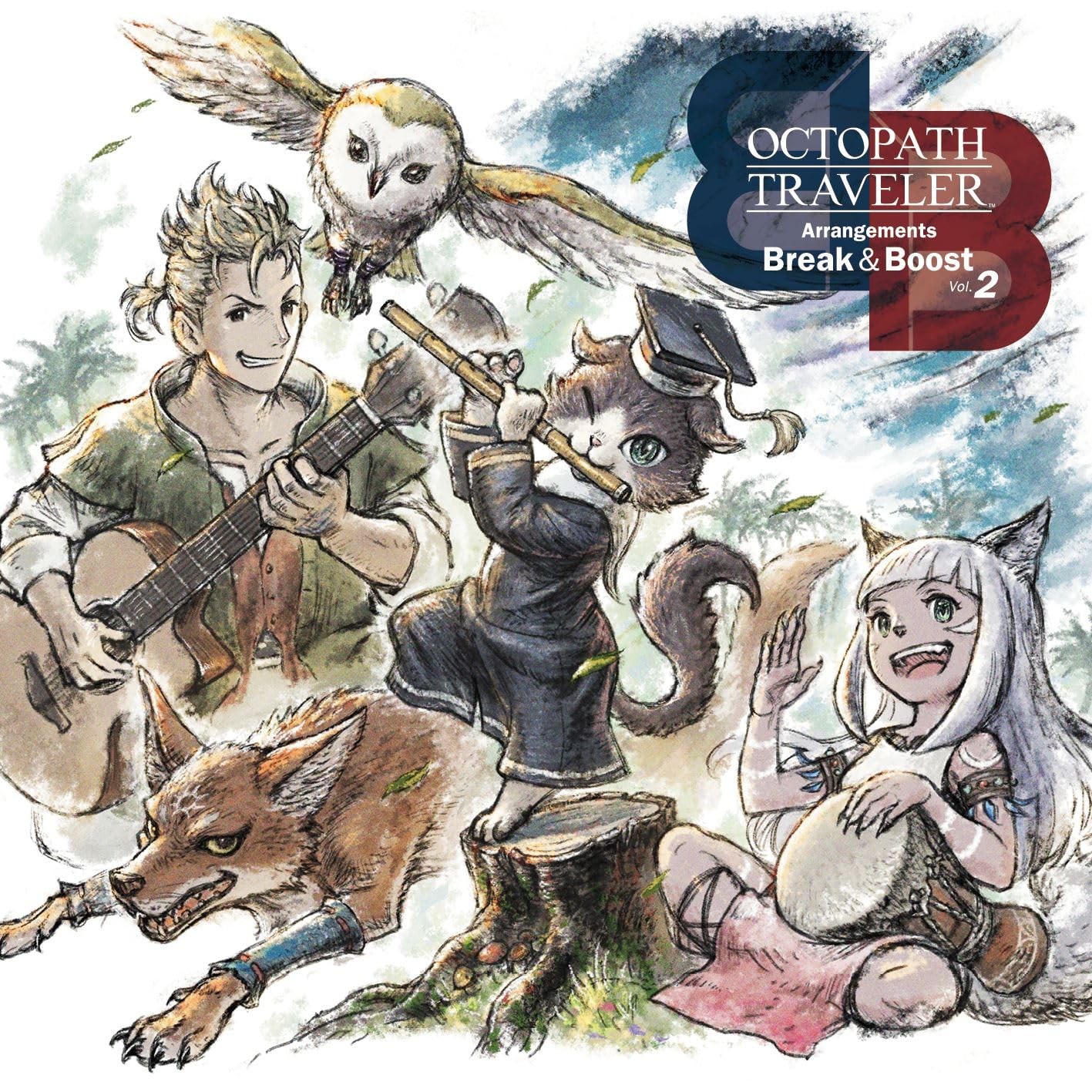 Yasunori Nishiki OCTOPATH TRAVELER Arrangements Break & Boost Vol.2 Japan CD
