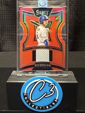 2025 Select Hye-Seong Kim Swatches Red Prizm GREY UNI Patch /99 🔥 RC Dodgers